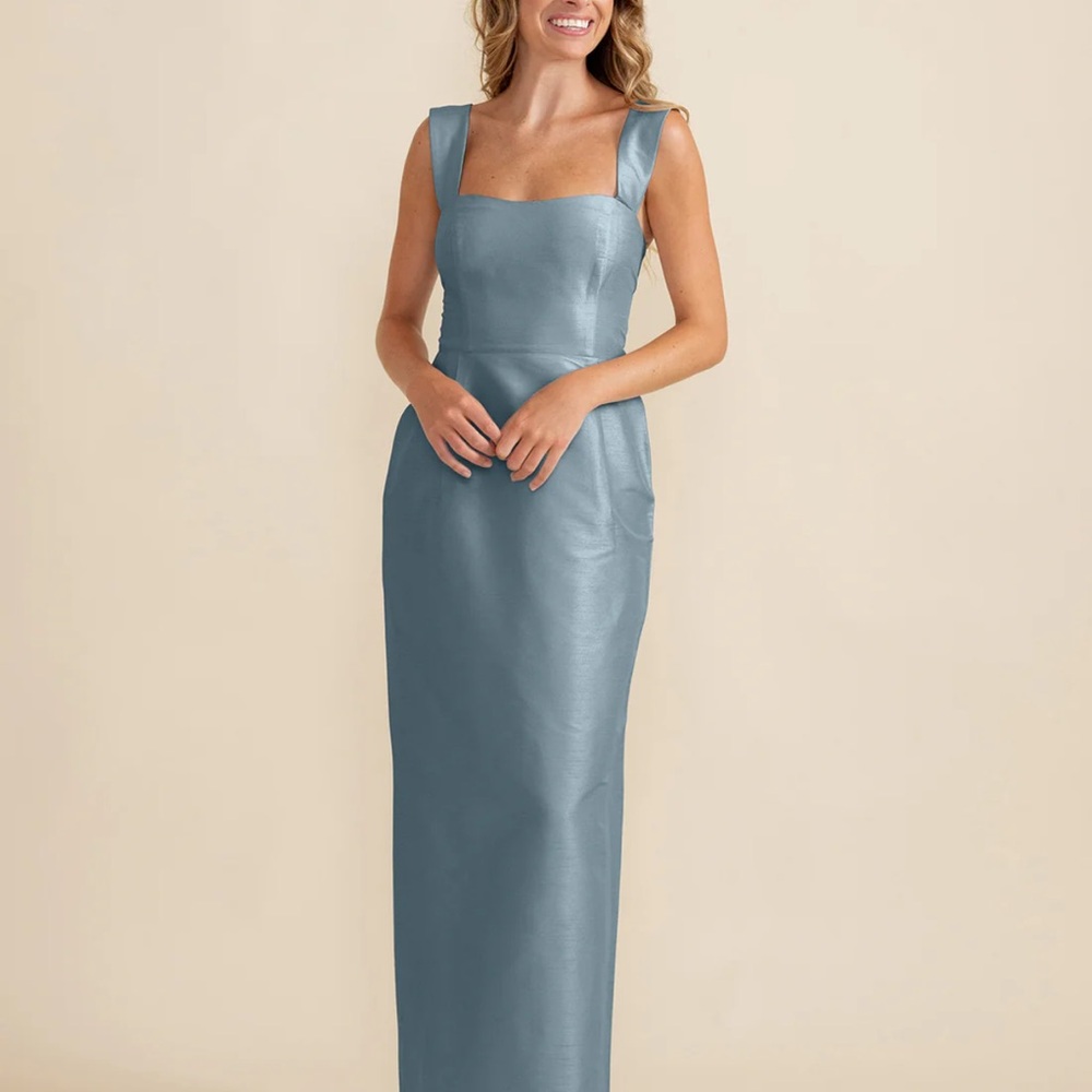 Lula Kate Beckett Dress in Wedgewood Shantung